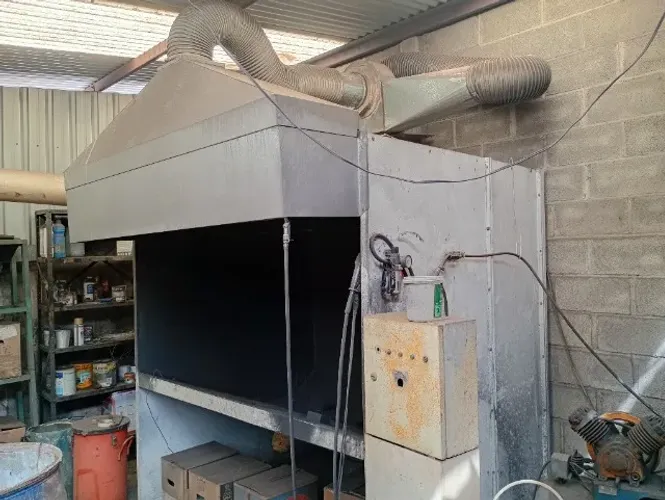 Pintura Eletrostática Cabine e Forno