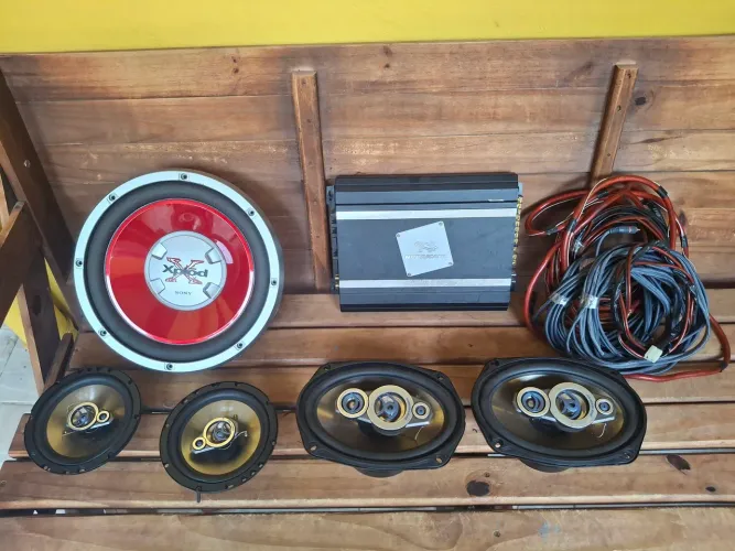 KIT SOM AUTOMOTIVO - PEÇA ÚNICA