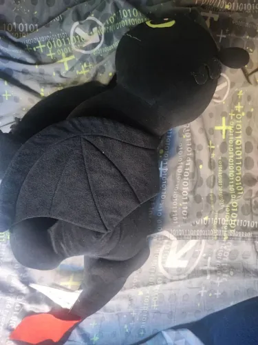Pelúcia Banguela de  60CM como treinar seu dragão original da Disney 