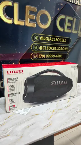 Boombox Aiwa Preta 200W