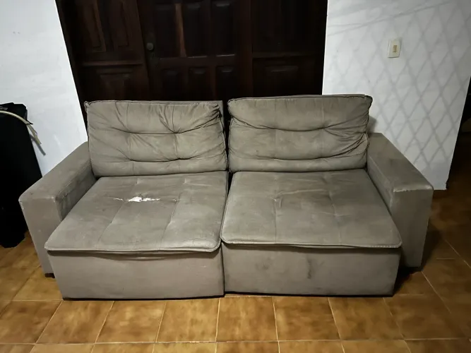 Sofá retrátil 2 lugares