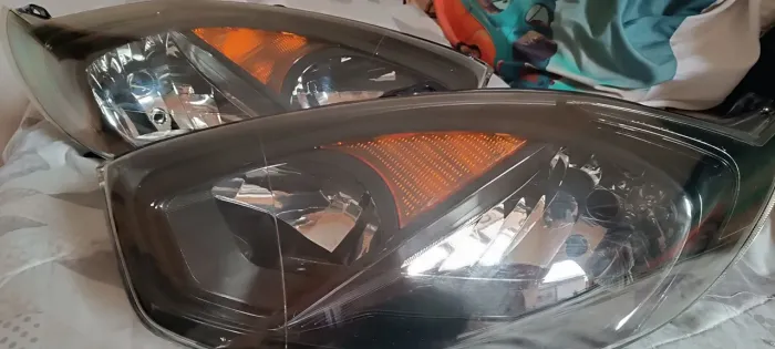 Par de Farol máscara negra fiesta