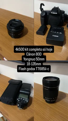 Kit Cânon 80D