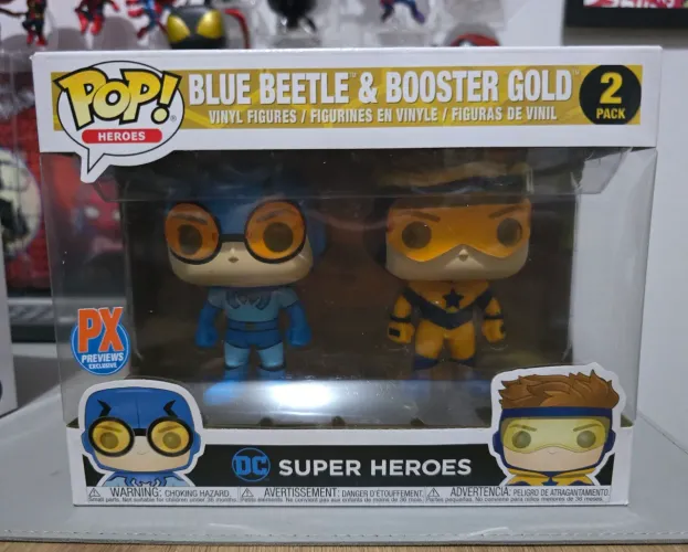 Funko Pop! Blue Beetle & Booster Gold 2 Pack