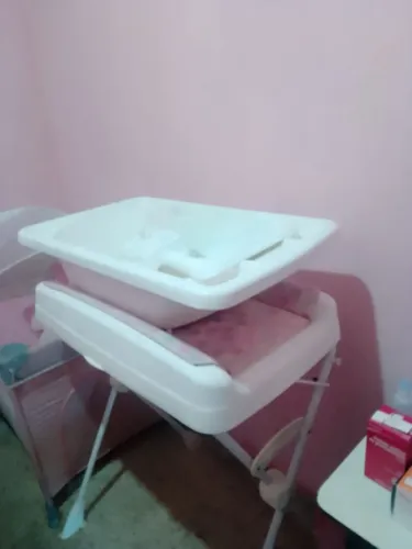 Banheira com trocador