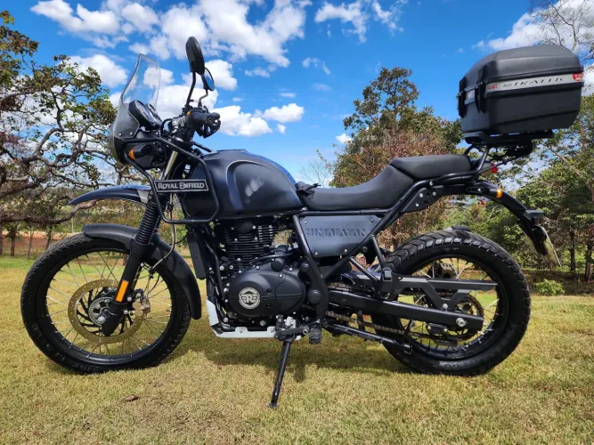 Roval Enfield Himalayan 411 Apenas 10 mil km<br>Impecável Baú Givi