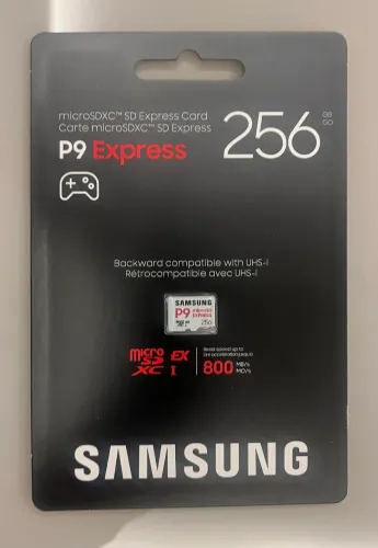 Cartão expresso microSD P9 Express 256GB