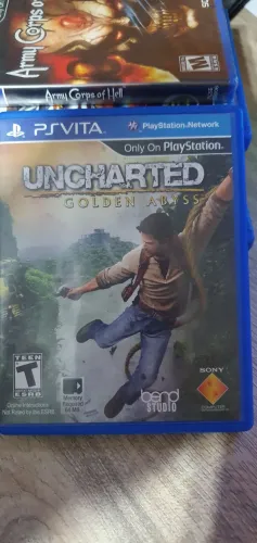 Uncharted Golden Abyss PSVITA original em excelente estado de conservação Playstation vita