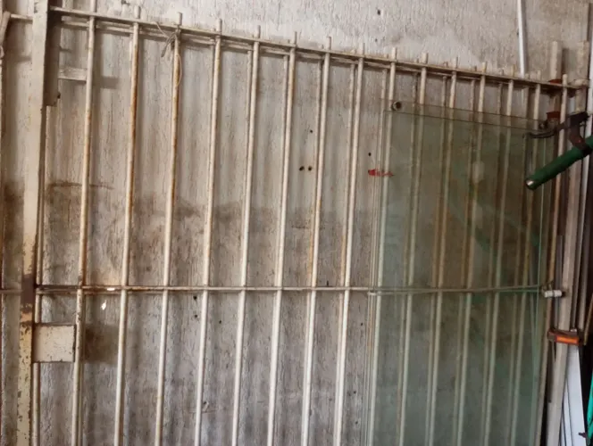 Portão de ferro para garagem 