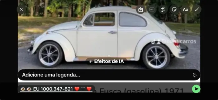 Volkswagen Fusca Fusca (gasolina) 1984