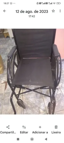 Cadeira de rodas R$350,00 aceito contra proposta 