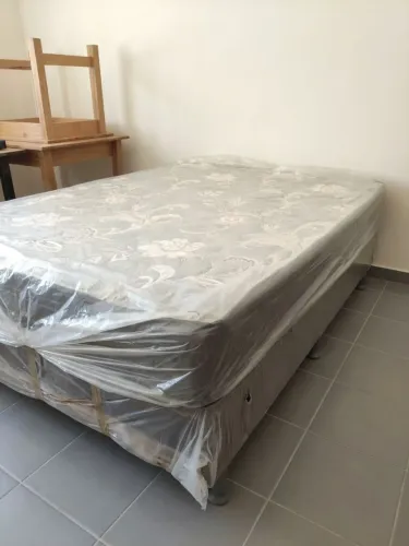 CAMA BOX CASAL ( BASE E COLCHÃO )