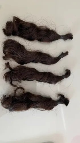 Cabelo Humano Natural Virgem - 16cm - 38g