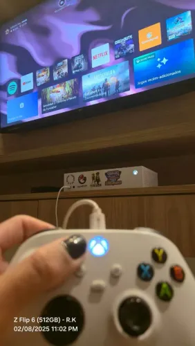Xbox Series S 512GB SSD - rodando perfeitamente.