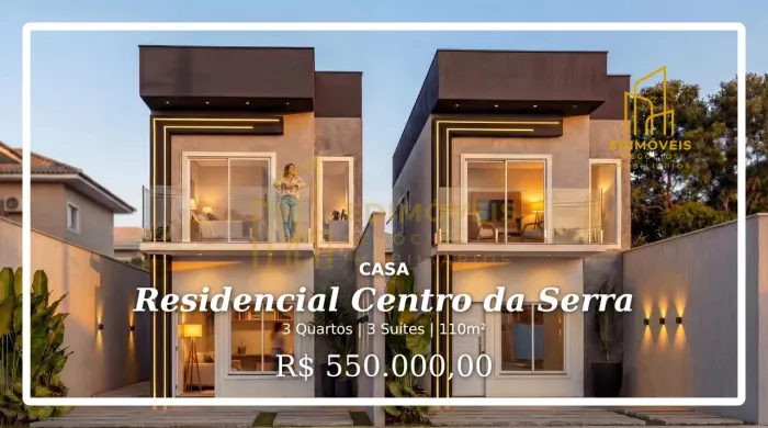Conforto e Modernidade: Casa Duplex no Residencial Centro da Serra