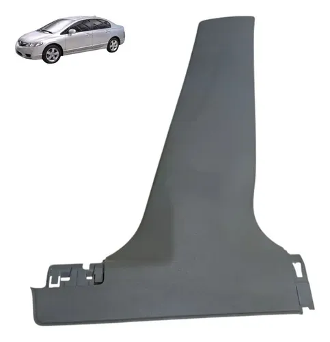 Moldura Coluna Interna Central Direita Honda Civic 2007 11