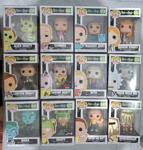 Funko POP Rick and Morty 12 unidades