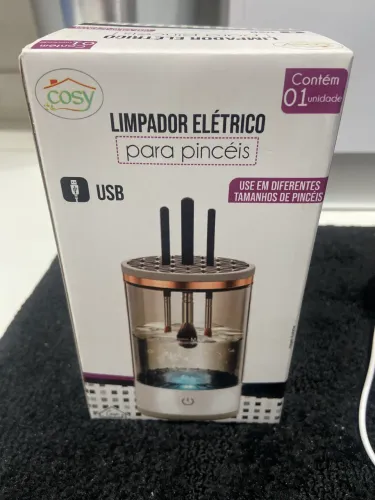limpador elétrico para pincéis