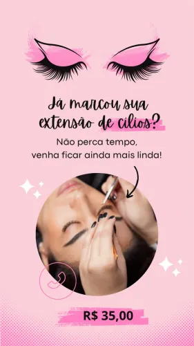 Cílios tufinhos 