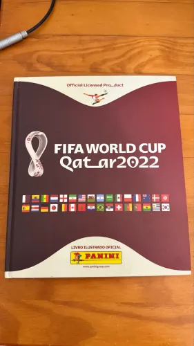 Lote 3 Álbuns da Copa do Mundo Panini completo (2010, 2014 e 2022 Capa Dura) Parcelo em 12