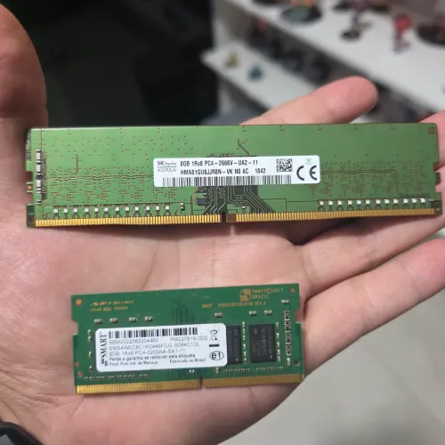 Memória RAM DDR4 1x 8gb 3200mhz p/ Notebook- Acer Aspire Nitro Asus Vivobook Dell Latitude
