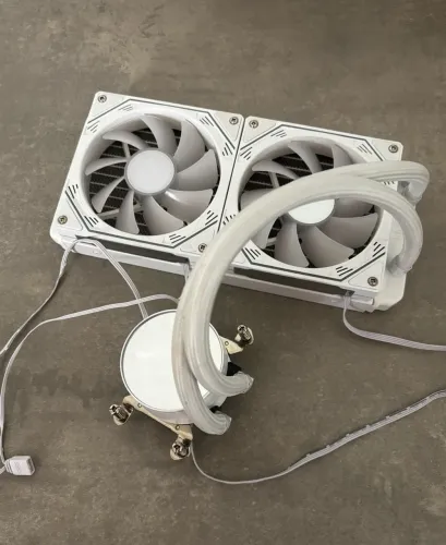 Water Cooler - 240mm - Branco - Rise Mode - Produto top!
