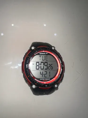 Relógio Digital Speedo Original - Funcionando (Para Trocar de Pulseira)