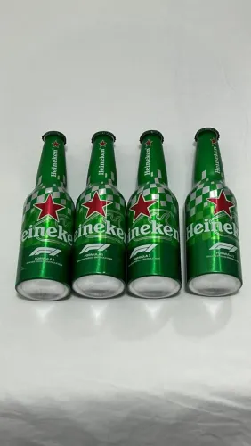 Lote 4 Garrafinhas Heineken Gp São Paulo 2025 F-1 Vazias