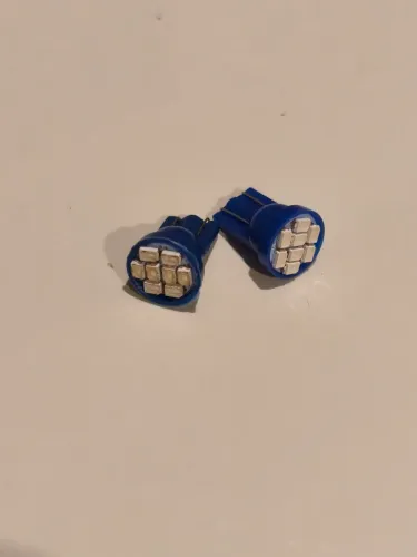 Par de T10 em led várias cores