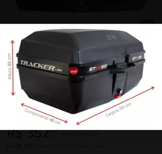 Vendo baulete 52litro 