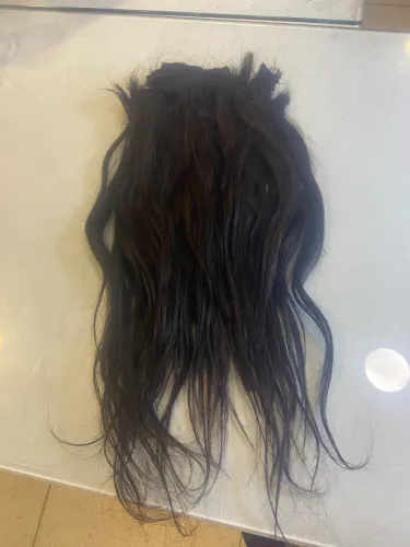 Cabelo liso ondulado