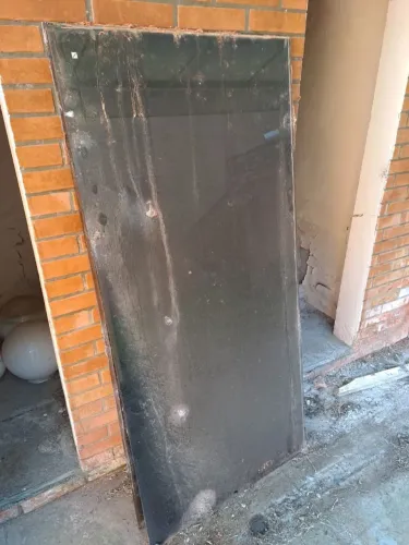 Chapa de vidro fume