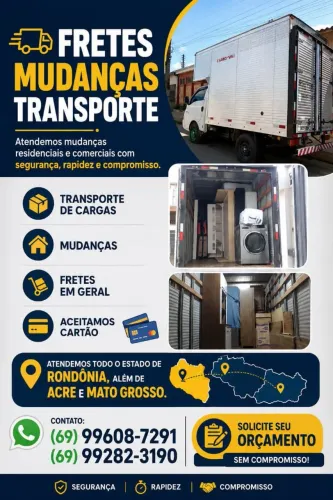 Fretes mudança transporte