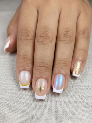 Unhas em Gel, banho ou esmaltação em gel.