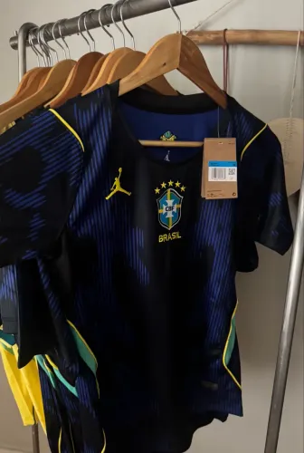 Camisa feminina Brasil azul 