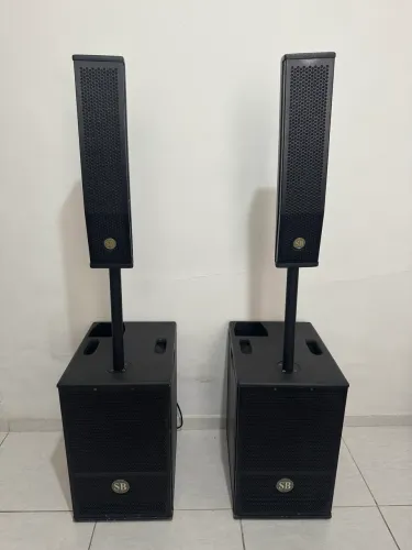 Caixa ativa e passiva Omne 600 Sound Box