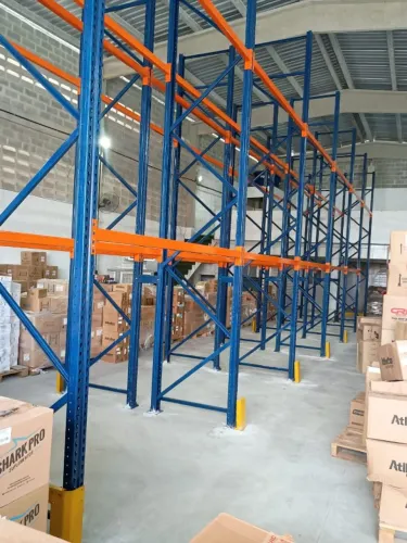 Porta paletes 4m altura com 2 niveis para ESTOQUE, DEPÓSITO, ARMAZÉM