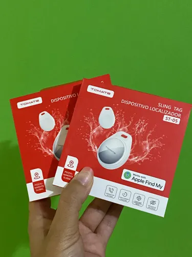 Smart Tag Rastreador Inteligente GPS Tomate ST-05 com Apple Find My - Localização Precisa
