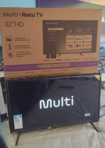Tv Multi 32 polegadas Roku TV PROMOÇÃO 