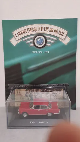 MOBILE TOY MT FNM 2150 1971 Carros Inesquecíveis do Brasil 1:43 Novo Lacrado