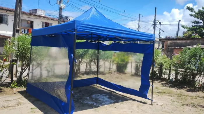 TENDA 3x3 já com a lateral 