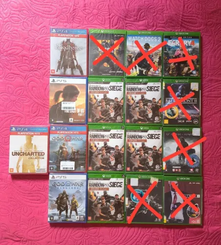 Jogos games variados novos lacrados