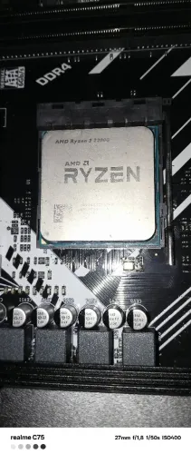 Placa mãe, Processador Ryzer 3 2200G, Armazenamento Nvme 256Gb.