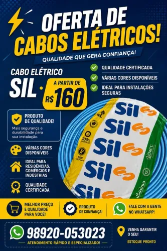 ? OFERTA DE CABOS ELÉTRICOS SIL ?