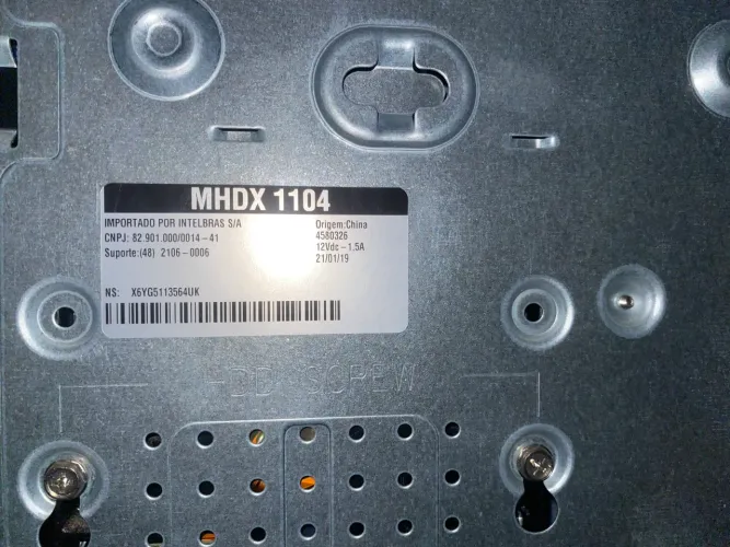 ? DVR INTELBRAS MHDX 1104 + HD 1TB - 4 CANAIS