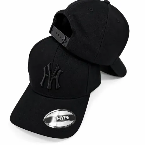 BONÉ HYPE VICTORY PRETO BORDADO PRETO