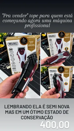 MÁQUINA DE CABELO WHAL ACEITO TROCAS DO MEU INTERESSES