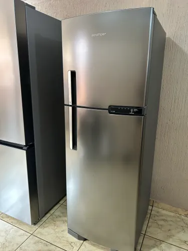 Geladeira Brastemp Duplex Frost Free de Inox