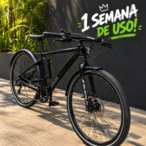 Bicicleta Elétrica Caloi E-Vibe Rush - 1 semana de uso