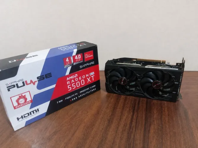 PLACA DE VIDEO RX5500XT 4GB SAPPHIRE PULSE